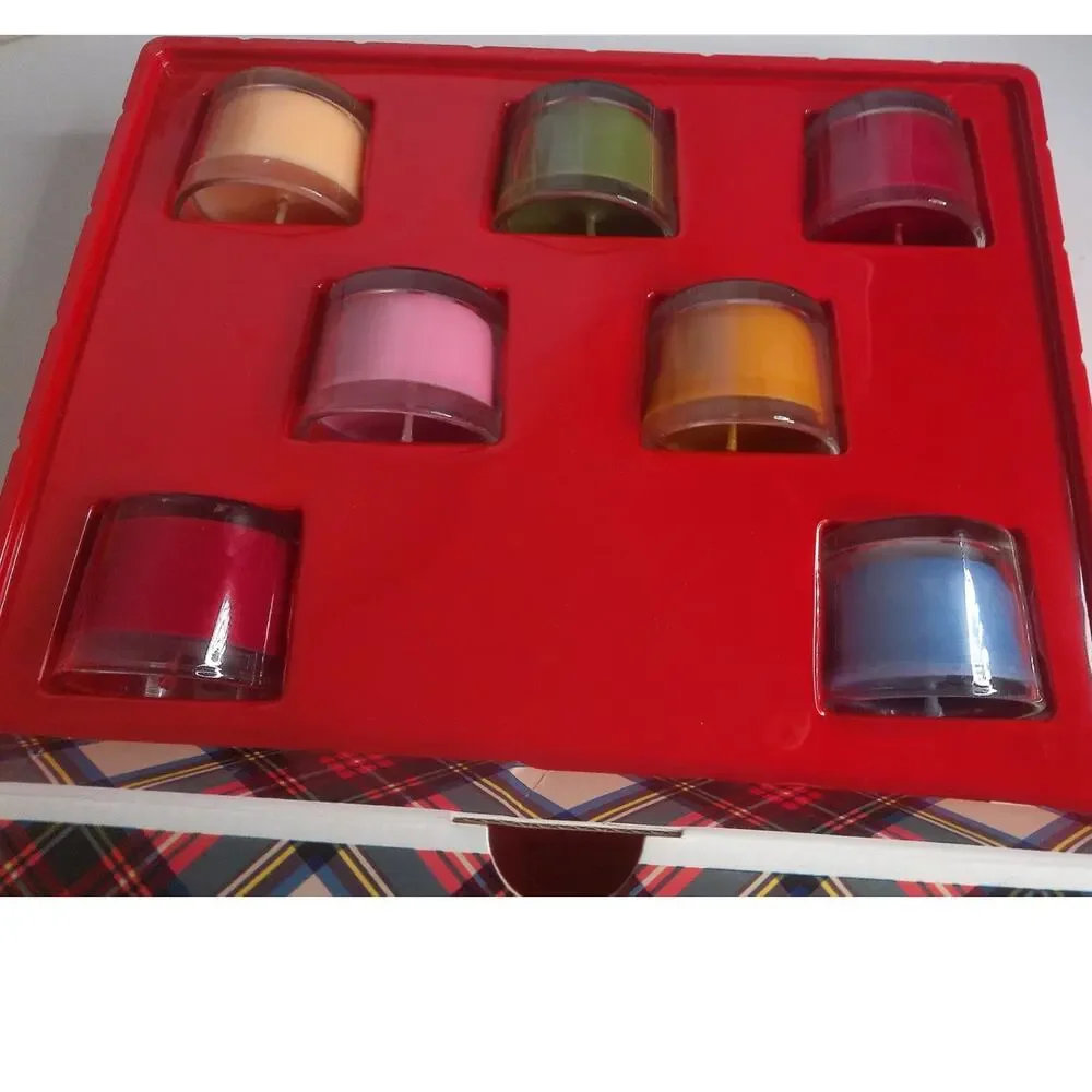 Slatkin HomeWorx Votive Candle Christmas Holiday Advent Calendar 12 Days Scent